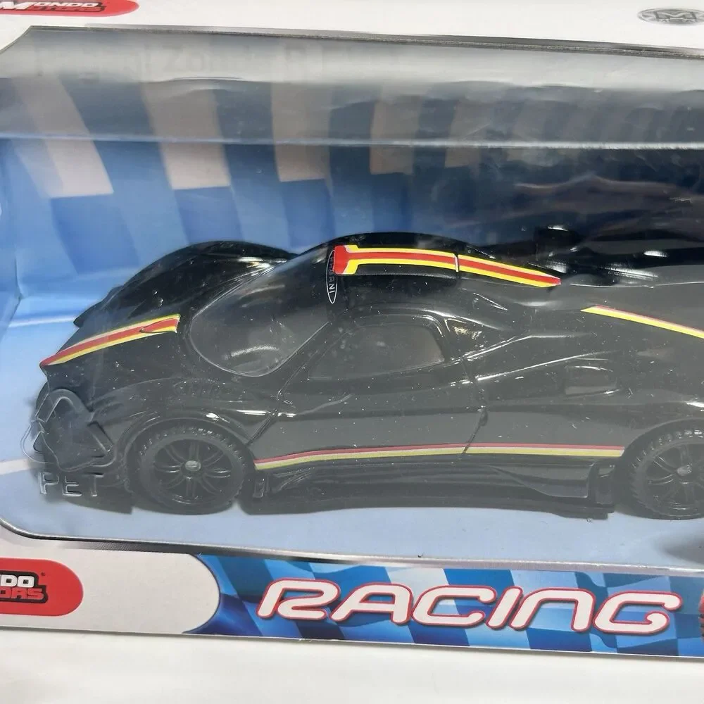 Pagani Zonda R Evo 1:43 Diecast Mondo Motors Black Italian Supercar Model